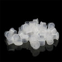 Disposable Tattoo Ink Cup Set with Clear Holder Base 100pcs
