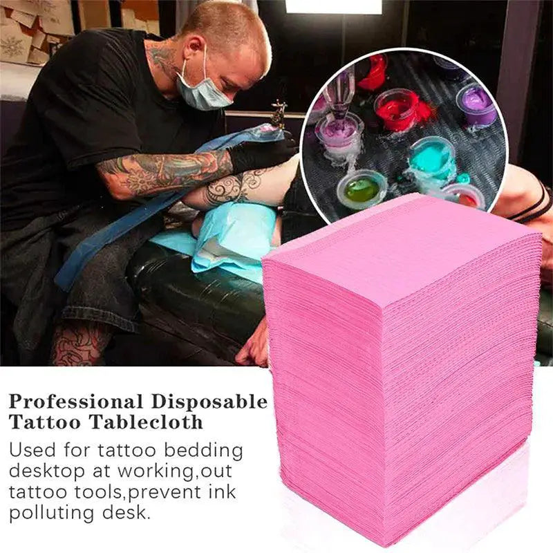 Disposable Tattoo Mat Set Waterproof Double Layer Sheets