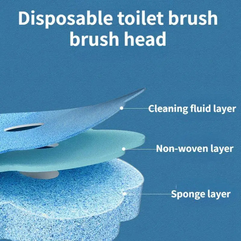 Disposable Toilet Brush Effortless Cleaning For Bathrooms