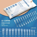 Diverse Style Nail Art Kit 120 Piece False Nail Set