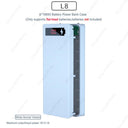 DIY 8-Cell 18650 Battery Power Bank Case Dual USB Charging