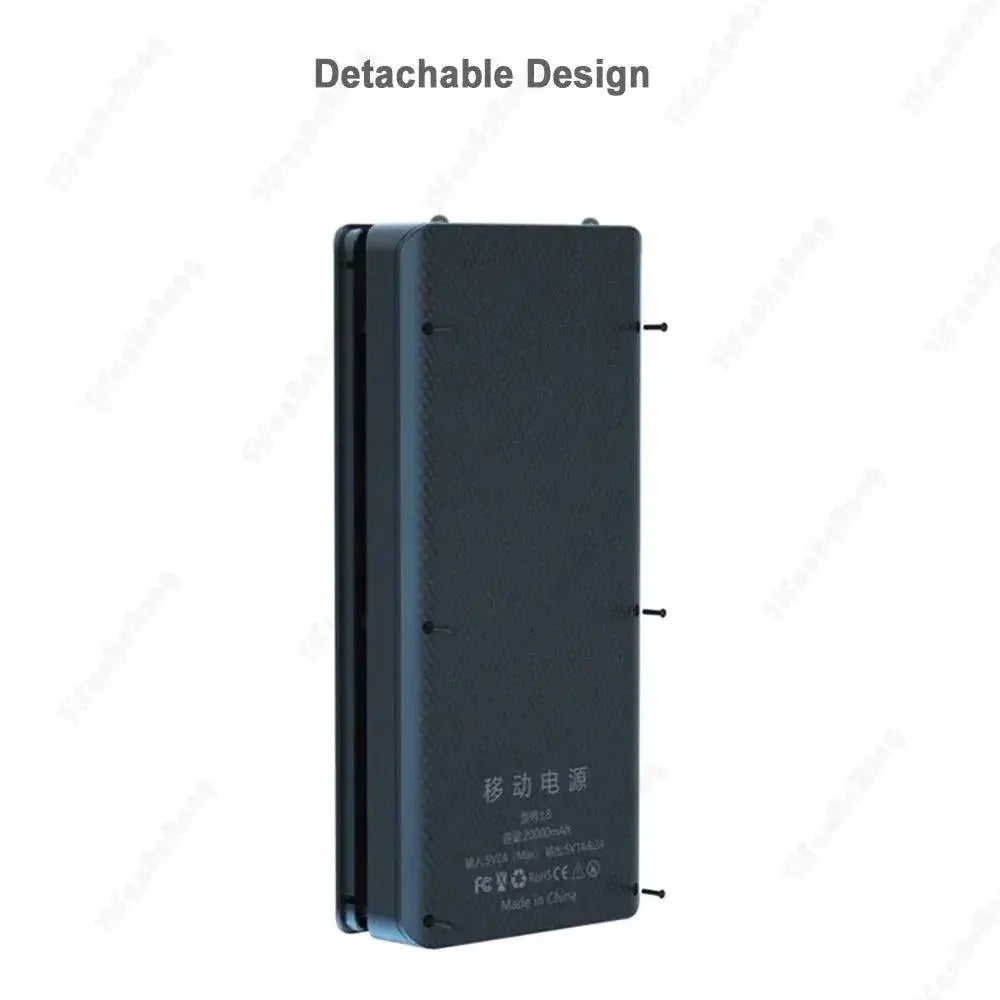 DIY 8 Cell 18650 Battery Power Bank Case Dual USB Charging
