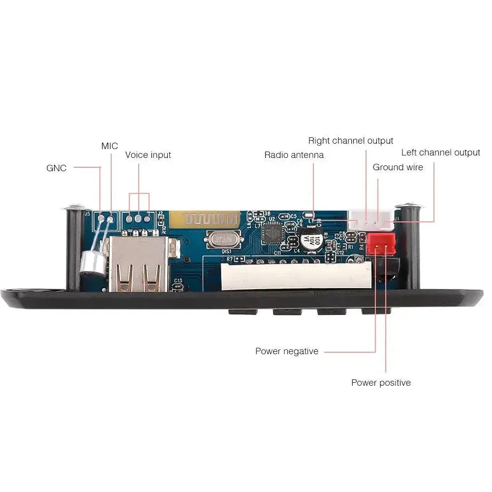 DIY Car Bluetooth Music Player Board Enhanced Wireless