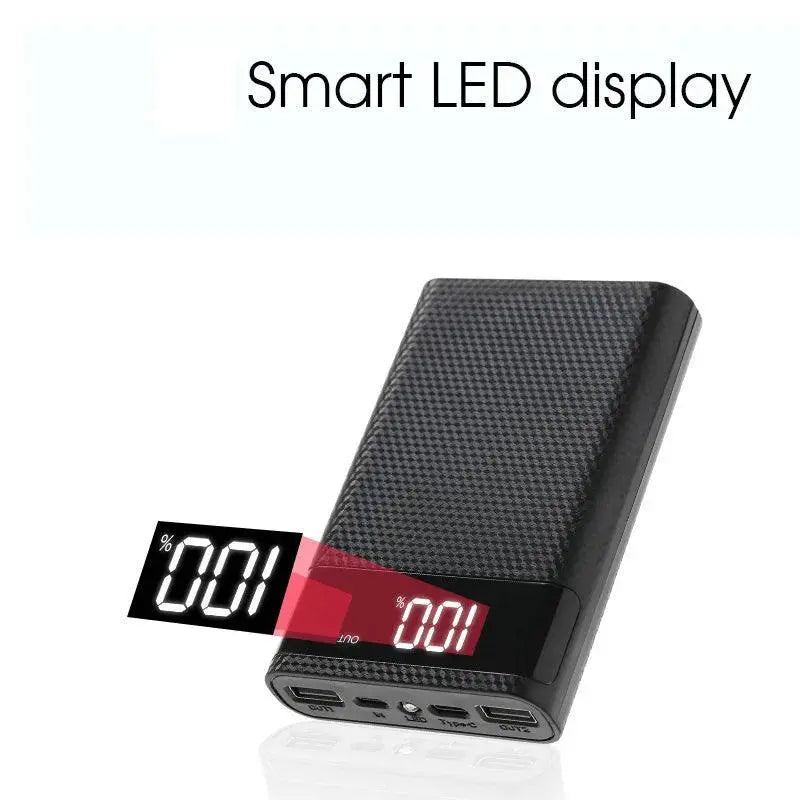 DIY Dual USB Power Bank Case With LED Display 18650
