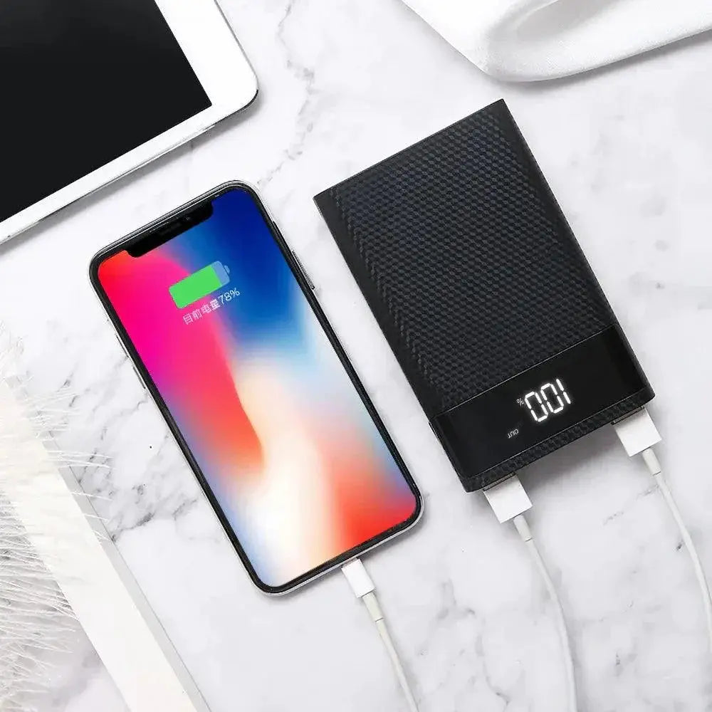 DIY Dual USB Power Bank Case With LED Display 18650