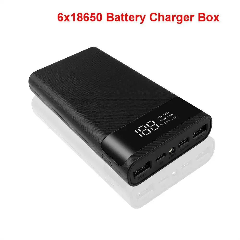 DIY Dual USB Power Bank Case With LED Display 18650