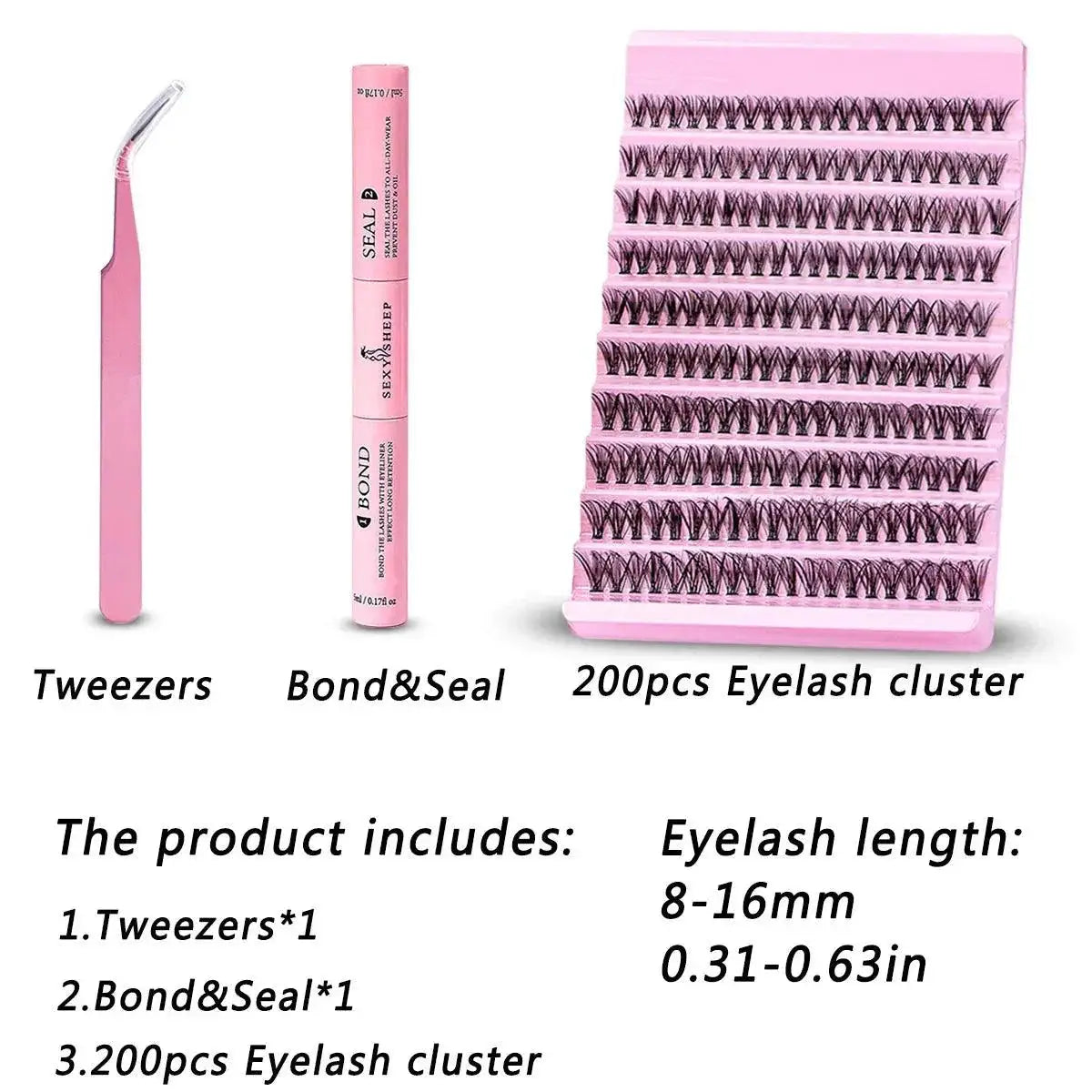 DIY Glamorous Eyelash Extensions Home Lash Artistry Kit