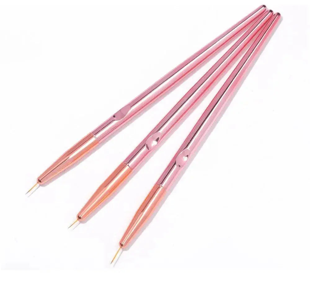 DIY Nail Art Brush Set 15 Piece Manicure Tools Kit