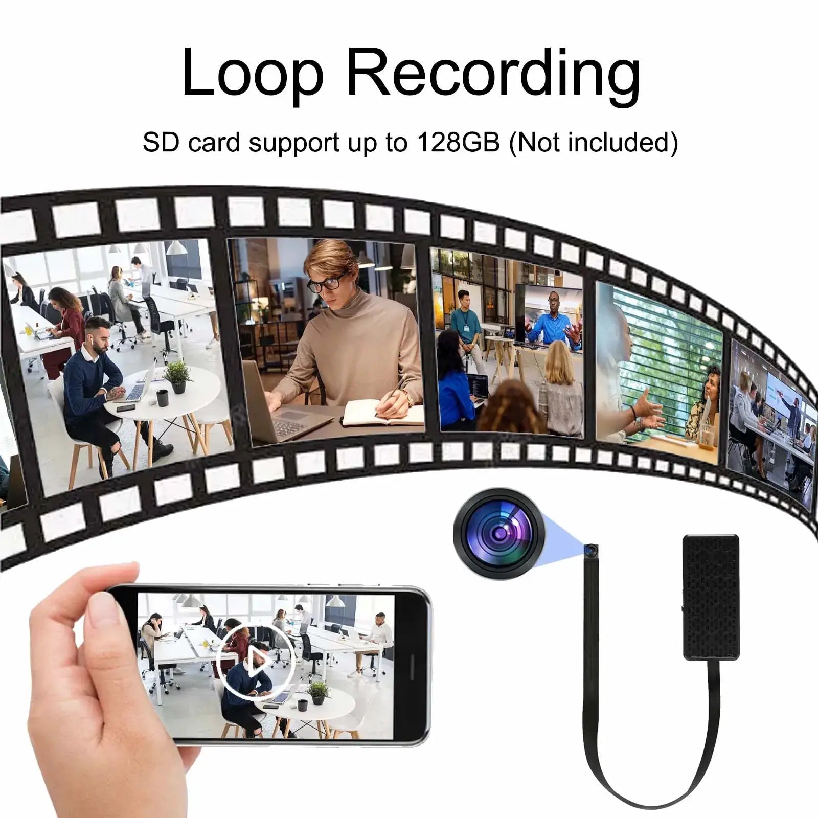 DIY WiFi Mini Camera With Remote Viewing Motion Detection App Control