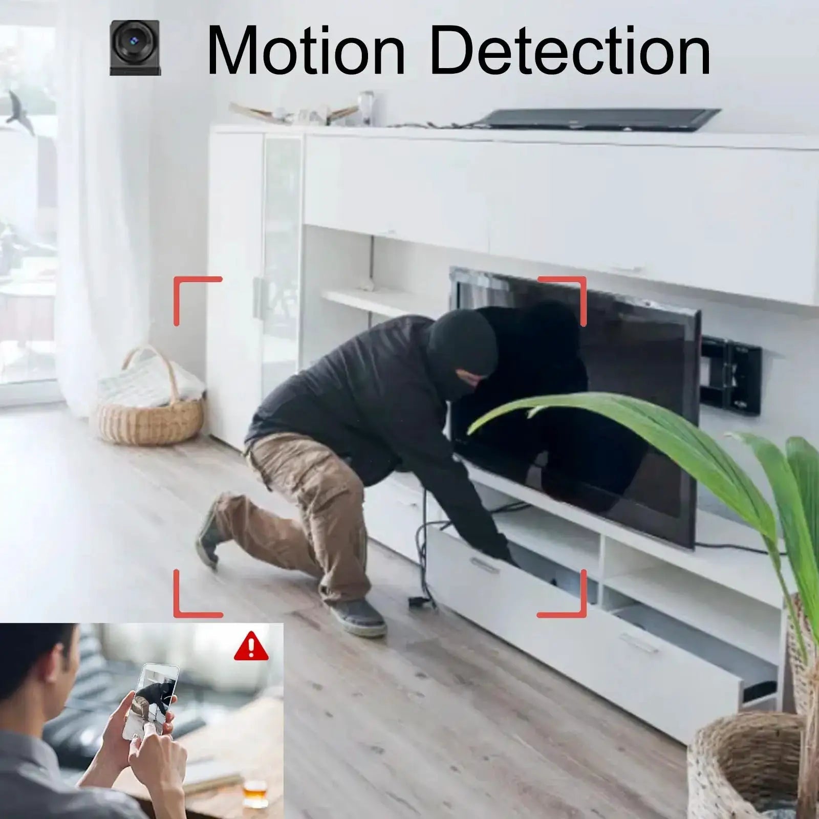 DIY WiFi Mini Camera With Remote Viewing Motion Detection App Control