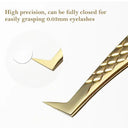 Eyelash Tweezers with Antislip Grip