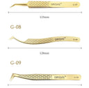 Eyelash Tweezers with Antislip Grip