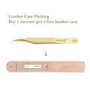 Eyelash Tweezers with Antislip Grip