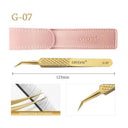 Eyelash Tweezers with Antislip Grip
