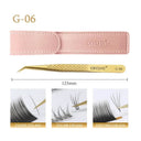 Eyelash Tweezers with Antislip Grip