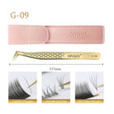 Eyelash Tweezers with Antislip Grip