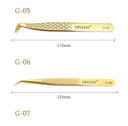 Eyelash Tweezers with Antislip Grip