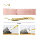 Eyelash Tweezers with Antislip Grip