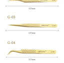 Eyelash Tweezers with Antislip Grip