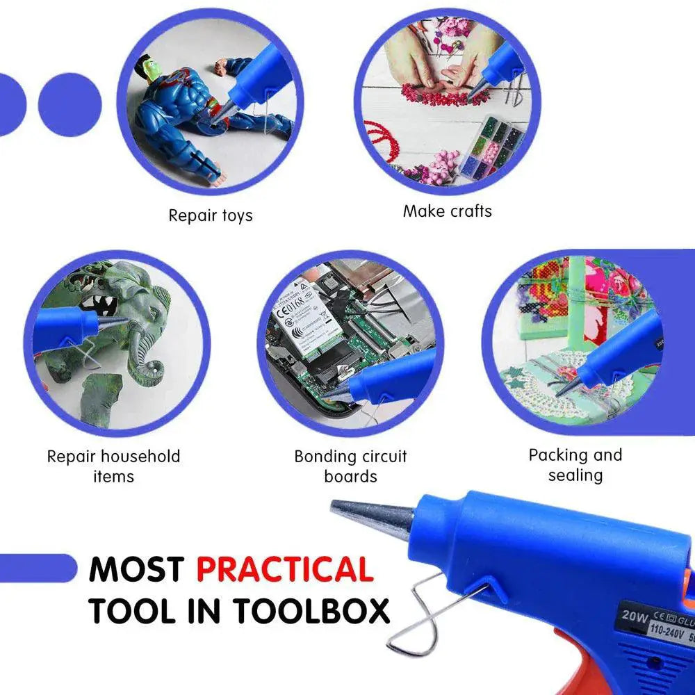 DIZAINLIFE 20W EU Hot Melt Glue Gun Mini DIY Tool Pro