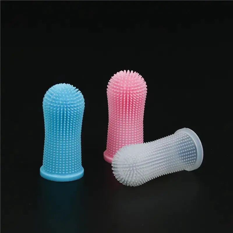 Dog Finger Toothbrush Gentle Teeth Cleaning Bad Breath