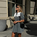 Doll Collar Mini Dress: Elegant Women's Fashion for Summer