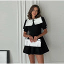 Doll Collar Mini Dress: Elegant Women's Fashion for Summer