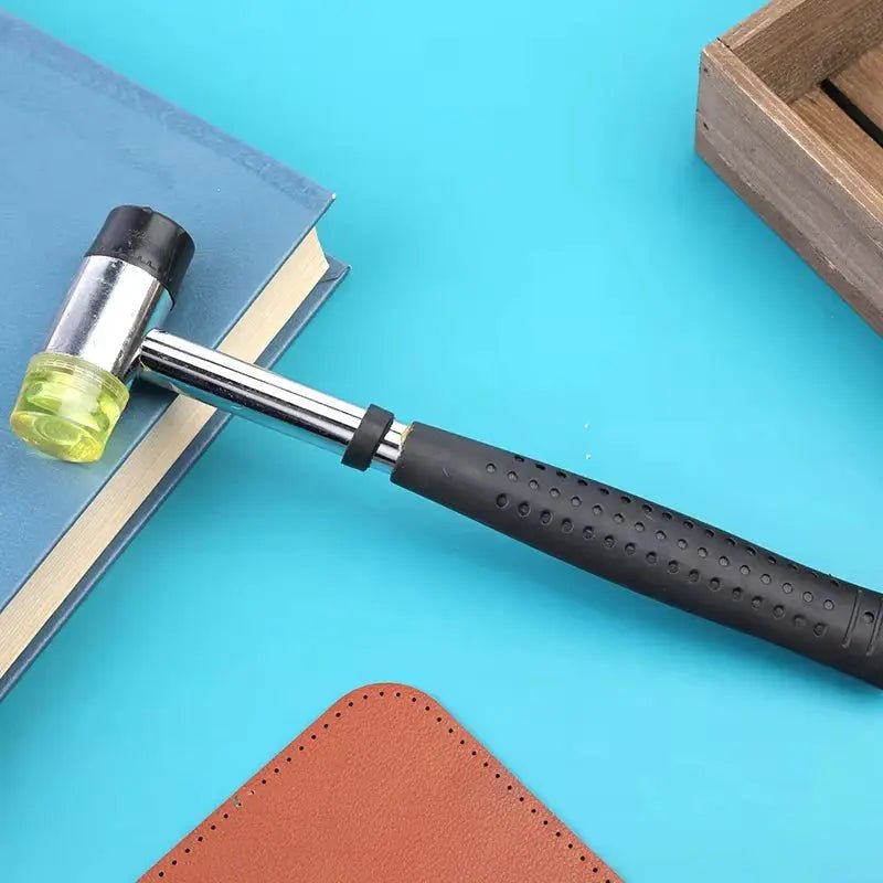 Double Face Soft Tap Rubber Hammer 25mm With Non Slip Grip Multitool For DIY Projects