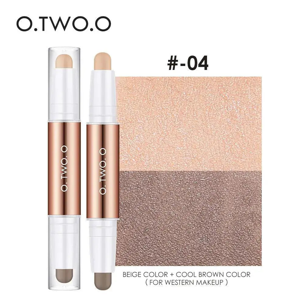Double Head Face Contour Stick For Sculpted Look Highlighter