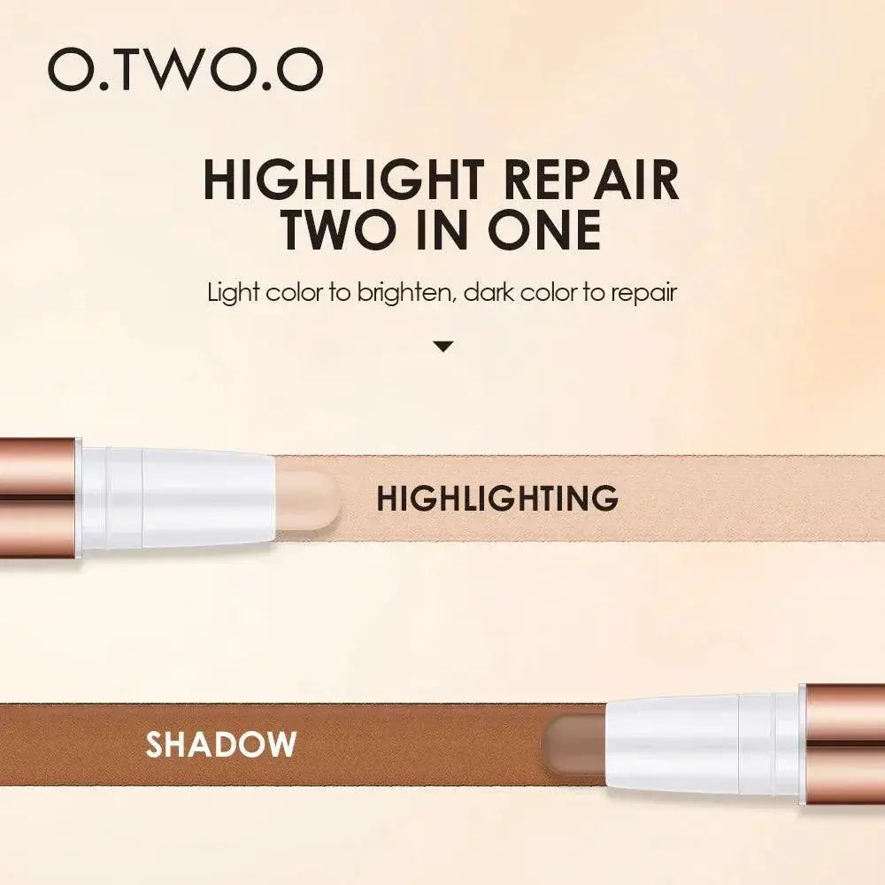 Double Head Face Contour Stick For Sculpted Look Highlighter