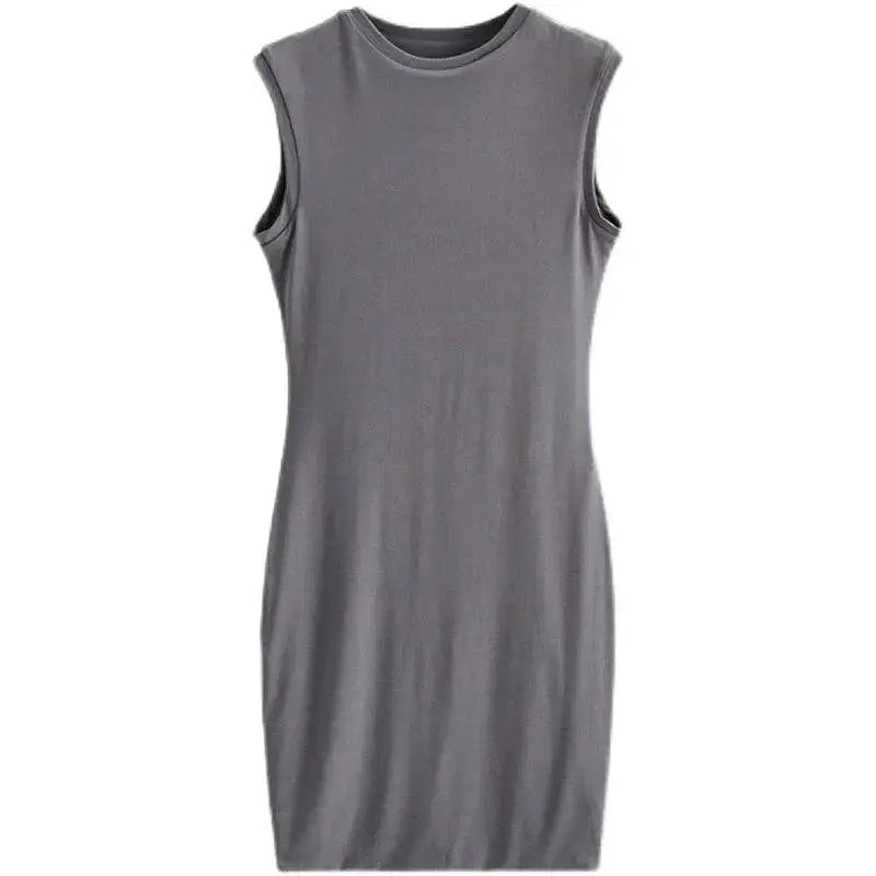 Double Layer Vest Dress American Style Summer Fashion