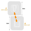 Double-Sided Adhesive Wall Hooks Organize Kitchen Bathroom Efficiently