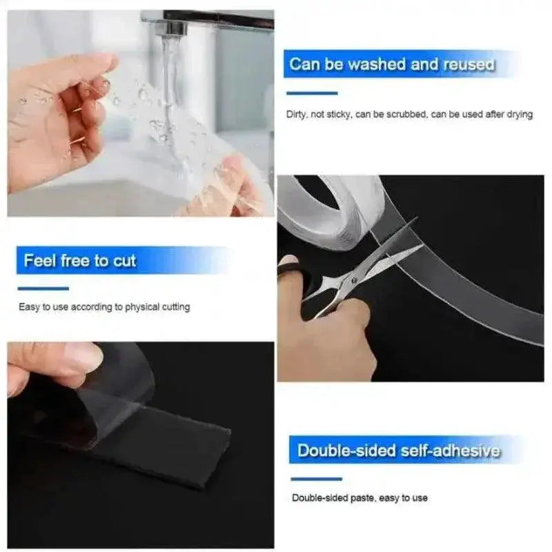 Double Sided Nano Tape Waterproof Adhesive For Kitchen Bath
