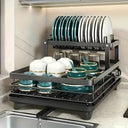 Double Tier Dish Rack for Busy Kitchens