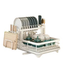 Double Tier Dish Rack for Busy Kitchens