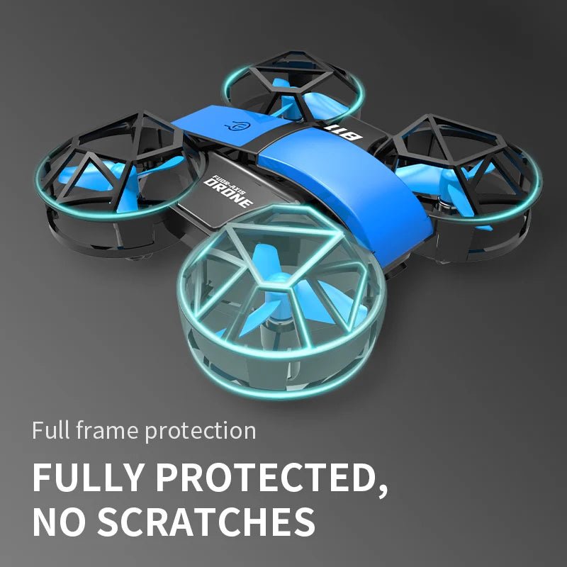Dowellin D12 Drone Mini RC Quad Copter - HD Dual Camera Fixed Height Flight NowX