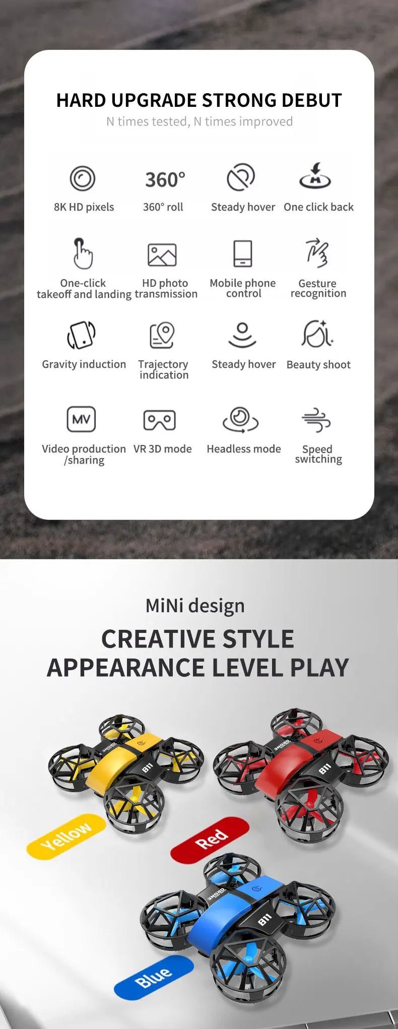 Dowellin Drone for Kids Beginner Flight — product view 8