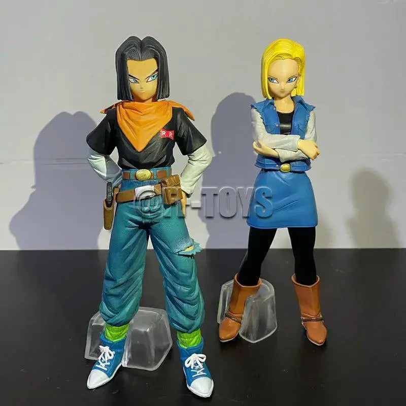 Dragon Ball Z Android 17 And 18 PVC Figures Holiday Gifts