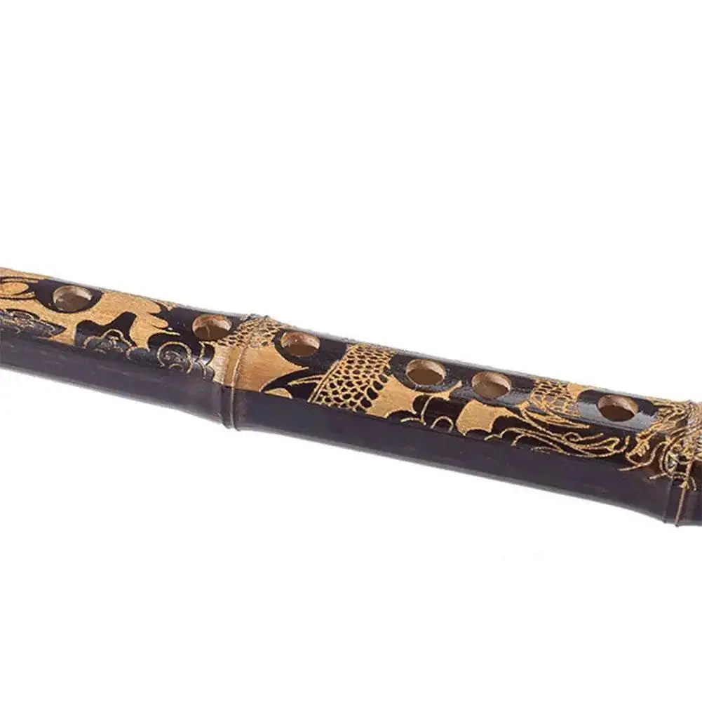 Dragonpad Dragon Engraved Bamboo Bawu Flute G F Tone