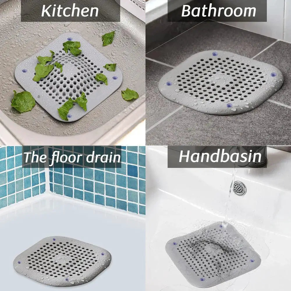 Drain Hair Catcher Filter Sink Strainer Stopper Cover 2 Pack