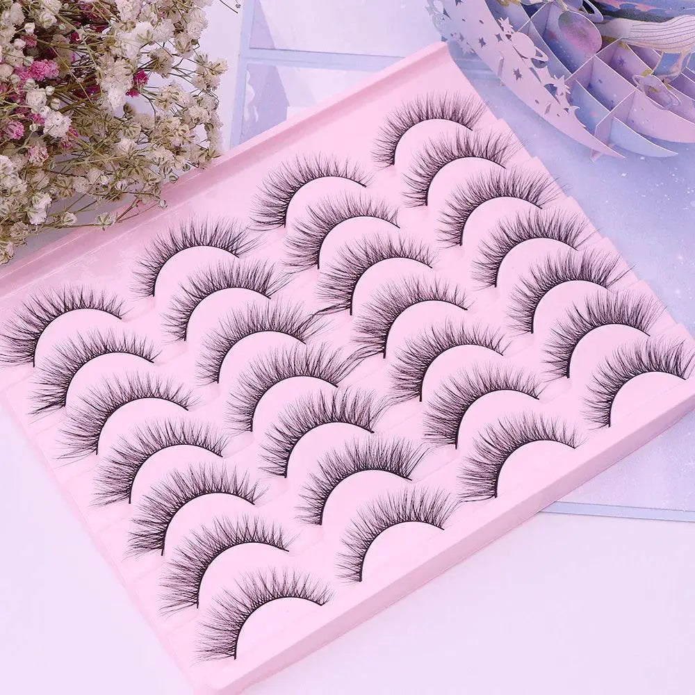 Dramatic 3D Mink False Eyelashes Set for Luxurious Volume