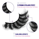 Dramatic 6D Faux Mink Eyelashes Variety Pack Flirty Finish