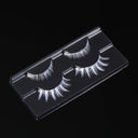 Dramatic White Cosplay Eyelashes for Halloween Wispy Extensions