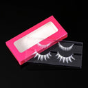 Dramatic White Cosplay Eyelashes for Halloween Wispy Extensions