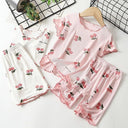 Breathable Pajama Set for Girls Bedtime