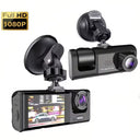 DriveGuard 3-Camera Dash Cam System With Night Vision Pro - 1080P Front And Rear