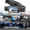 DriveSafe Dashcam 4Channel Black Box WiFi - 1080P Night Vision Hardwire Kit Plus