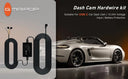 DriveSafe Dashcam 4Channel Black Box WiFi - 1080P Night Vision Hardwire Kit Plus