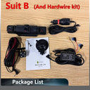 DriveSafe Dashcam 4Channel Black Box WiFi - 1080P Night Vision Hardwire Kit Plus