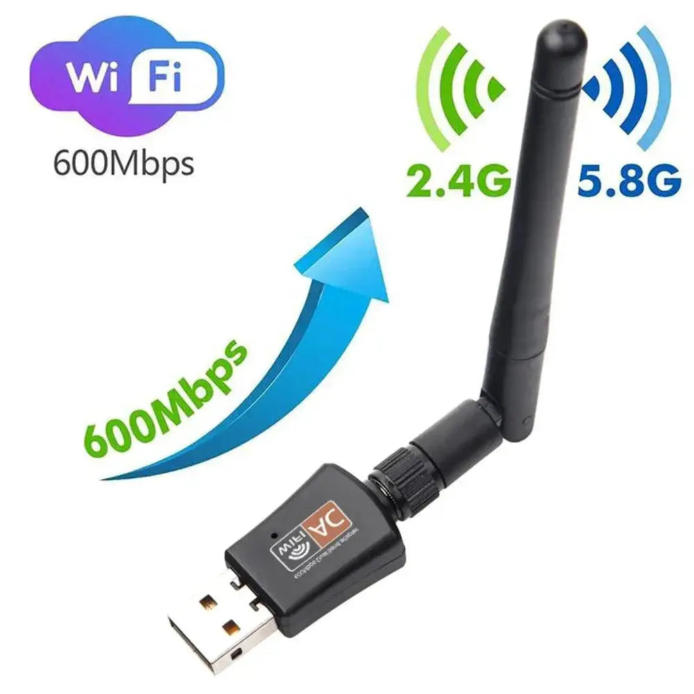 Dual Band Wireless Adapter PC Network Card Lightning Fast